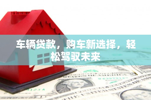 惠城车辆贷款，购车新选择，轻松驾驭未来