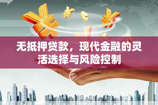 惠城无抵押贷款，现代金融的灵活选择与风险控制