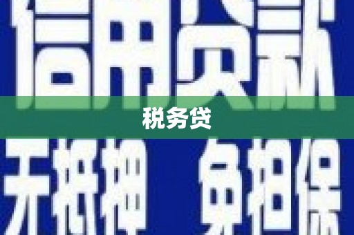 惠城税务贷