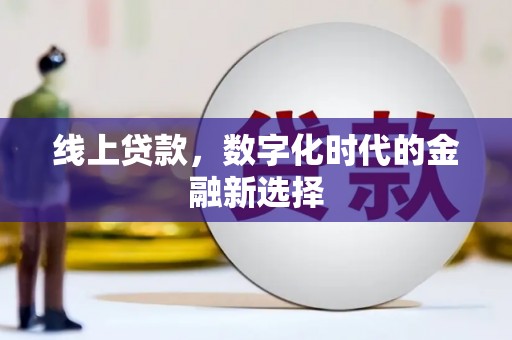 惠城线上贷款，数字化时代的金融新选择