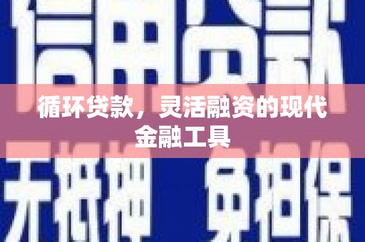 惠城循环贷款，灵活融资的现代金融工具